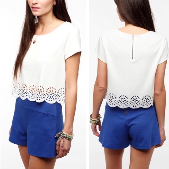 Anthropologie Tops - 🌸Anthropologie Pins & Needles Crop Top Size M